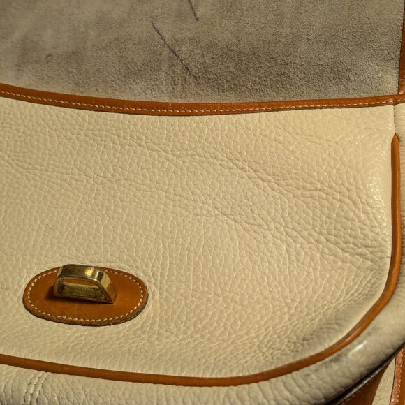 Dooney & Bourke Pebble Grain Crossbody bag, Bone & Caramel - Picture 7 of 15